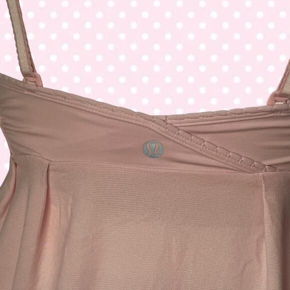 Lululemon Women's Pink GRACEFUL FLOW TANK size 6 - Picture 4 of 5